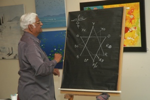 Lecture on Colour Theory by Prof. Jayprakash Jagtap at Artfest 09, Indiaart Gallery